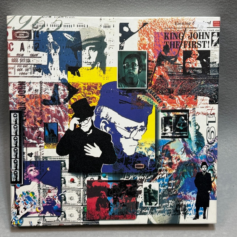 Vintage 1990 Elton John To Be Continued 4 CD Box W/Booklet & Tracklisting